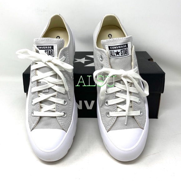 Converse Ctas Lugged Grey Wmns Platform Sneakers - Picture 3 of 9